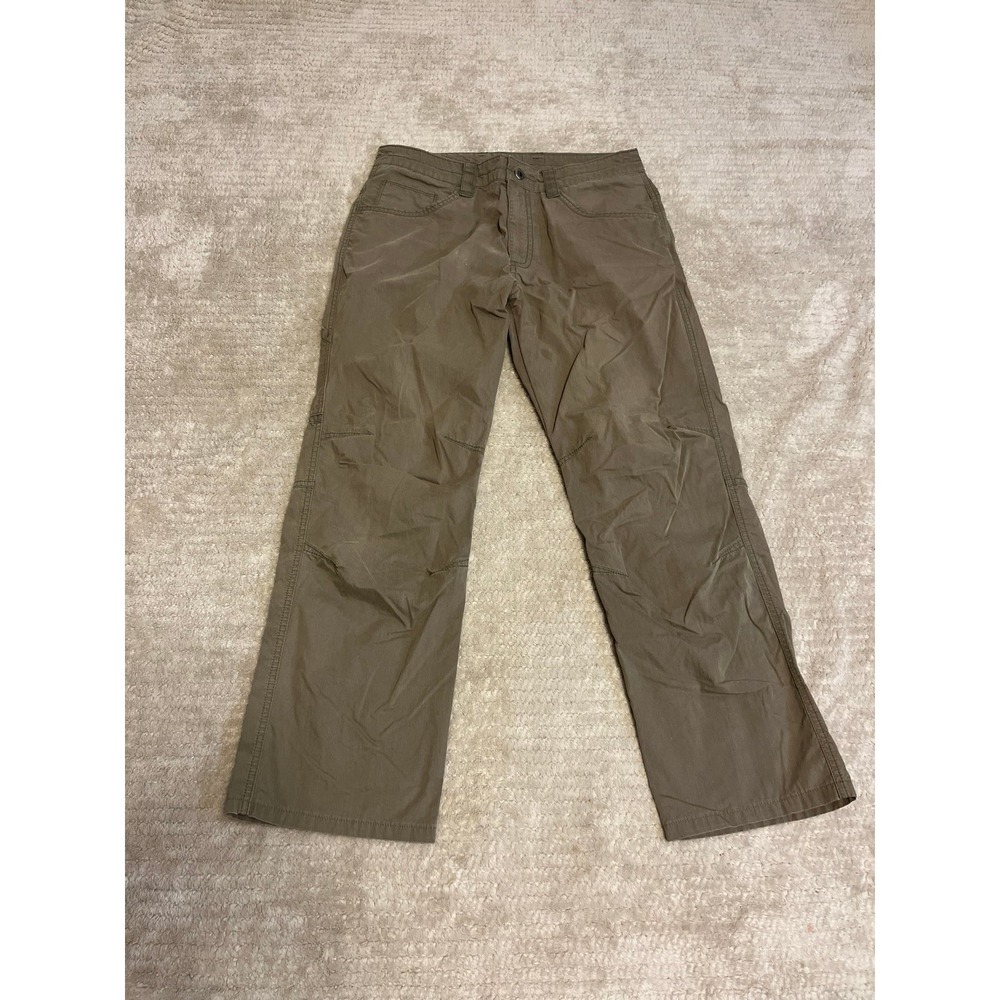 Patagonia Men's Quandary Pants - Regular color basin green size 32